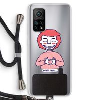 Hartje: Xiaomi Mi 10T 5G Transparant Hoesje met koord