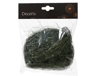 Lametta pvc l5b15h15 cm dennengroen kerst - Decoris