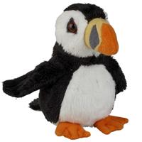 Pluche knuffel dier Papegaaiduiker vogel - 15 cm - Speelgoed knuffels zeevogels