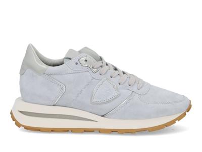 Philippe Model Tropez haute low daim gris Grijs maat 41