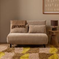 WOOOD Slaapbank 'Xem' Chenille, kleur Naturel