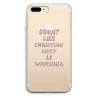 Christian Grey: iPhone 7 Plus Transparant Hoesje