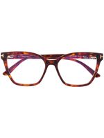 TOM FORD Eyewear lunettes de soleil à verres détachables - Marron