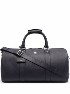 Aspinal Of London sac Boston en cuir grainé - Bleu