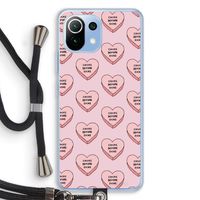 Chicks before dicks: Xiaomi Mi 11 Lite Transparant Hoesje met koord