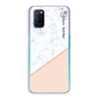 Marmer in stijl: Oppo A92 Transparant Hoesje