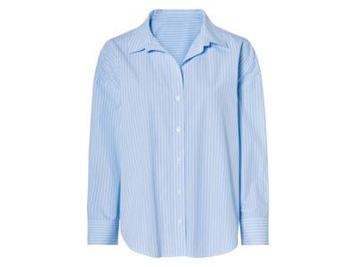 esmara Dames blouse (Blauw/gestreept, 40)