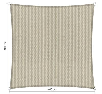 Vierkant 4,00x4,00 m Sahara Sand - Shadow comfort