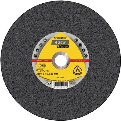 Klingspor Doorslijpschijf | D230x3mm recht | staal | gat 22,23 mm | 25 stuks - 13464 13464