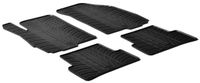 Rubbermatten passend voor Chevrolet Aveo 2011- (T-Design 4-delig + montageclips) GL0187