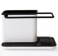 2 PC'S keuken spons organisator stands vak zelf drainage wastafel opslag rek (zwart)