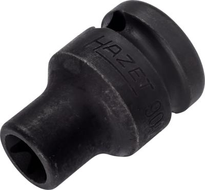 HAZET Krachtdopsleutel 900S-E12 · 1/2 inch (12,5 mm) vierkant hol · Buiten-TORX®-profiel · SW E12
