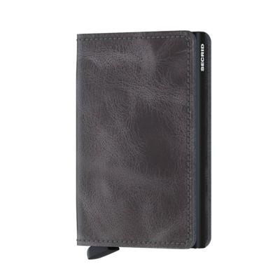 Secrid Slim Wallet Portemonnee Vintage Grey - Black