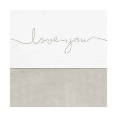 Jollein laken Love You Nougat Maat