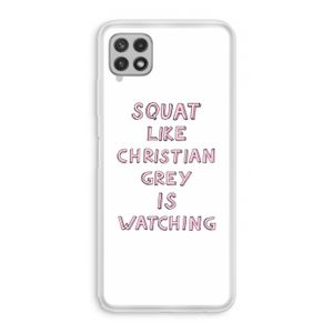 Christian Grey: Samsung Galaxy A22 4G Transparant Hoesje