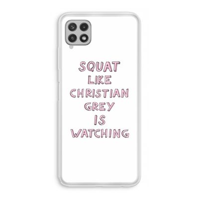 Christian Grey: Samsung Galaxy A22 4G Transparant Hoesje