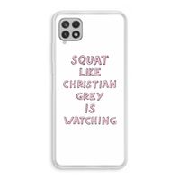 Christian Grey: Samsung Galaxy A22 4G Transparant Hoesje