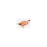 Kerstbord melamine 19,8x16 peperkoekhuis