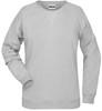 James & Nicholson JN8021 Ladies´ Sweat - /Ash-(Heather) - XS