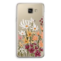 Painted wildflowers: Samsung Galaxy A5 (2016) Transparant Hoesje