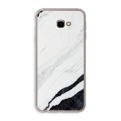 Elegante marmer: Samsung Galaxy J4 Plus Transparant Hoesje
