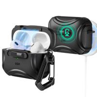 AirPods Pro (2023/2022/2019) Cyber FlickLock Case (HaloLock) - Midnight Black