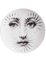 Fornasetti assiette murale Tema e Variazioni N.132 peinte à la main - Blanc