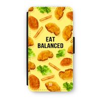 Eat Balanced: iPhone XS Flip Hoesje