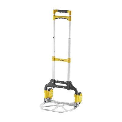 Stanley aluminium opvouwbare trolley tot 70 kg Geel