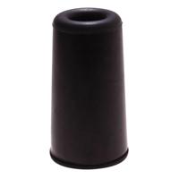 Deurbuffer / deurstopper - zwart - rubber - 75 x 40 mm - deurstop