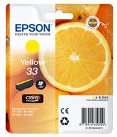 Epson Oranges C13T33444010 inktcartridge 1 stuk(s) Origineel Geel