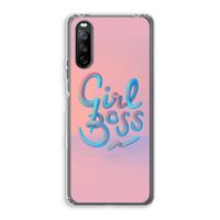 Girl boss: Sony Xperia 10 III Transparant Hoesje Girl boss: Sony Xperia 10 III Transparant Hoesje