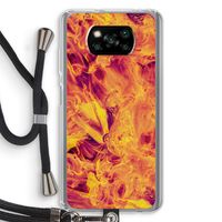 Eternal Fire: Xiaomi Poco X3 Pro Transparant Hoesje met koord