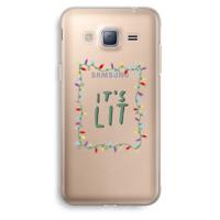 It's Lit: Samsung Galaxy J3 (2016) Transparant Hoesje