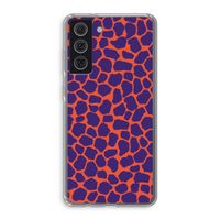 Purple Giraffe: Samsung Galaxy S21 FE Transparant Hoesje