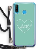 Best heart pastel: Huawei P30 Lite Transparant Hoesje met koord