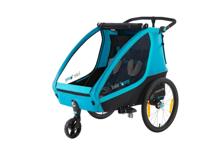 KidsCab Mirage tommy kinderfietskar - aluminium frame, wielvering, 3-punts gordel, blauw, 2021 KidsCab Mirage tommy kinderfietskar - aluminium frame, wielvering, 3-punts gordel, blauw, 2021