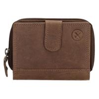 Hide & Stitches Portemonnee Johan van Amstel Donker Bruin