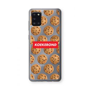 Koekerond: Samsung Galaxy A31 Transparant Hoesje