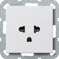 284003  - Socket outlet (receptacle) white 284003