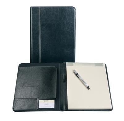 Palermo schrijfmap, ft A5, zwart met notitieblok