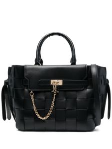 Michael Michael Kors sac cabas en cuir à design tressé - Noir