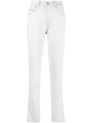 Diesel jean droit à taille mi-haute - Bleu