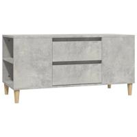 The Living Store TV-meubel - Scandinavische stijl - Bewerkt hout - 102 x 44.5 x 50 cm - thumbnail