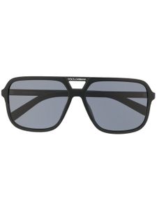 Dolce & Gabbana Eyewear lunettes de soleil à monture aviateur - Noir