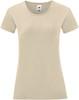 Fruit Of The Loom F131 Ladies´ Iconic T - Natural - XS