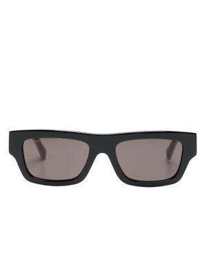 Gucci Eyewear lunettes de soleil teintées à monture carrée - Noir
