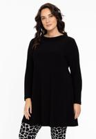 Yoek Tuniek wide bottom boothals | Zwart | Maat 58/60