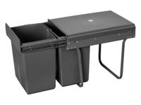 LIVARNO home Inbouw prullenbak (2 x 20 liter)
