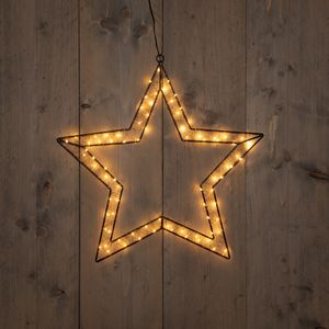 B.O.T. Outdoor Black Star 50X49,5 cm80 Led Classic - Anna's Collection
